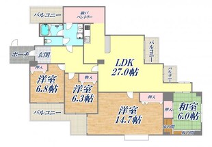 MU夙川の物件間取画像